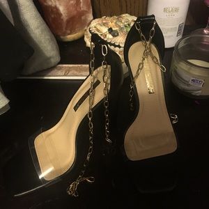 Black heels